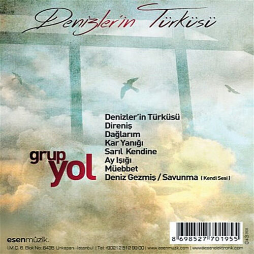 Grup Yol – Denizlerin Türküsü - CD - Görsel 2