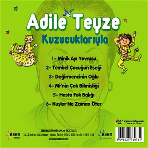 Adile Naşit - Adile Teyze Kuzucuklarıyla - CD - Görsel 2