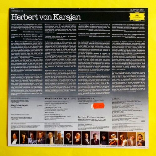 Wagner - Herbert von Karajan - Siegfried-Idyll Schoenberg - Görsel 2