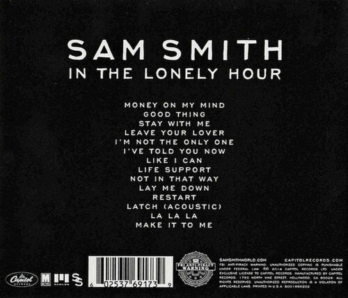 Sam Smith - In The Lonely Hour - Görsel 2