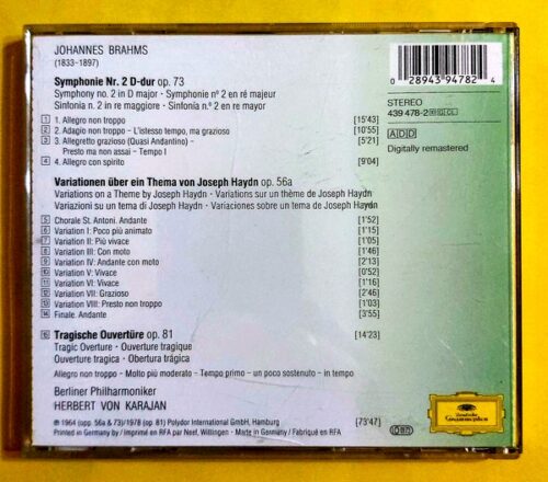 Brahms – Symphony No. 2 - Görsel 2