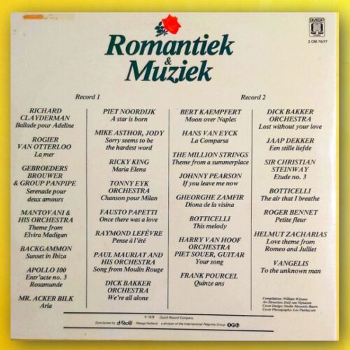 Romantiek  Muziek - 2 Plak - Görsel 2