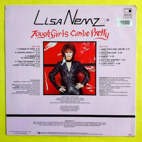 Lisa Nemzo – Tough Girls Can Be Pretty - Plak - Görsel 2