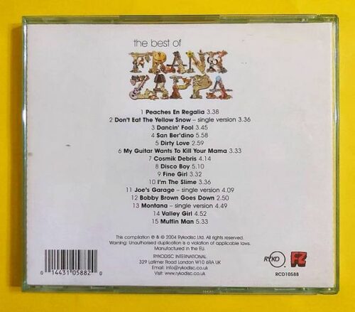 Frank Zappa - The Best Of Frank Zappa - Görsel 2