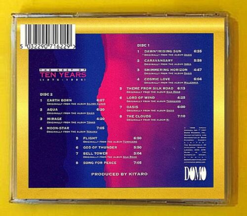 Kitaro - The Best Of Ten Years - 1976 - 1986 - 2 CD - Görsel 2