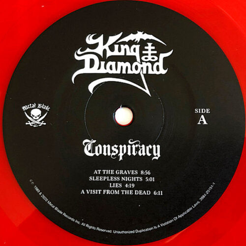 King Diamond - Conspiracy - Kırmızı Renkli - Limitli Baskı Plak - Görsel 3