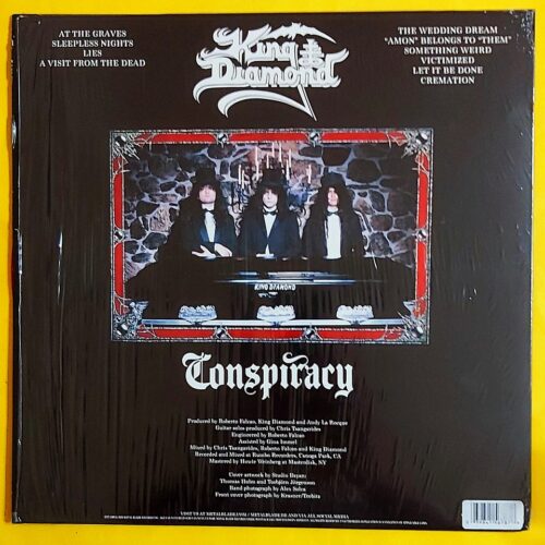 King Diamond - Conspiracy - Kırmızı Renkli - Limitli Baskı Plak - Görsel 2