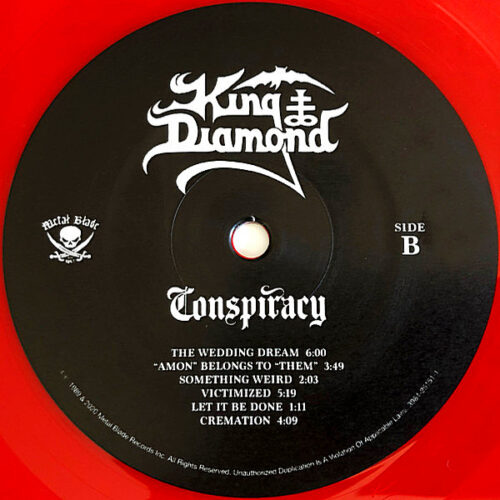 King Diamond - Conspiracy - Kırmızı Renkli - Limitli Baskı Plak - Görsel 4