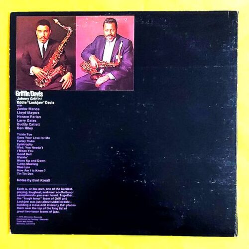 Johnny Griffin - Eddie "Lockjaw" Davis – The Toughest Tenors - Görsel 2