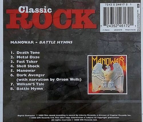 Manowar – Battle Hymns - Görsel 2
