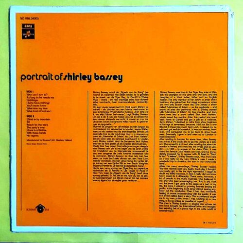 Shirley Bassey – Portrait Of Shirley Bassey - Görsel 2