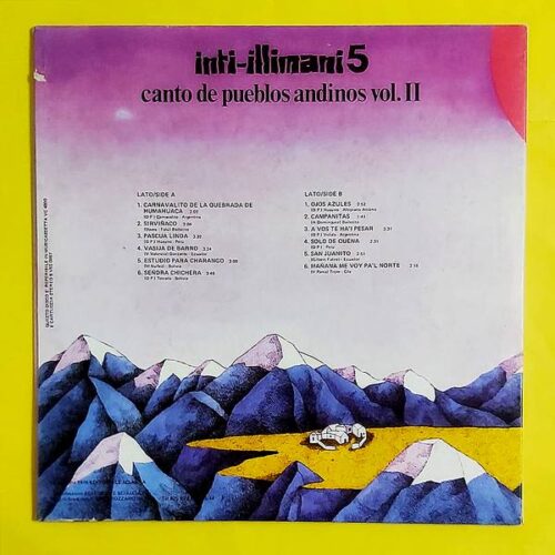 Inti-Illimani - 5 - Canto De Pueblos Andinos Vol. II - Görsel 2