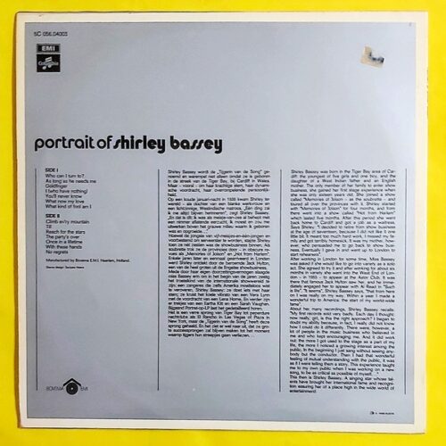 Shirley Bassey – Portrait Of Shirley Bassey - Görsel 2
