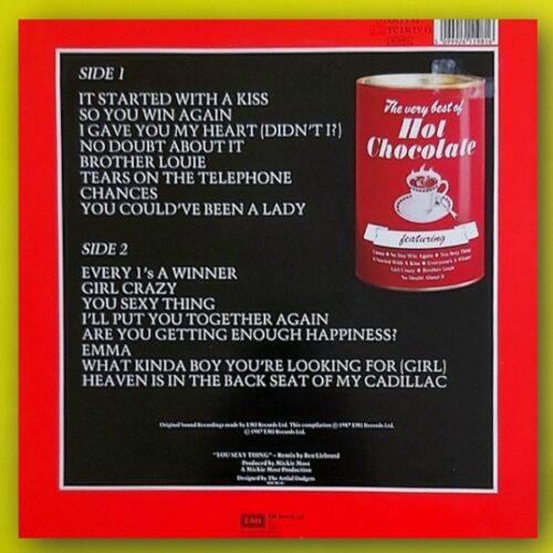 Hot Chocolate - The Very Best Of Hot Chocolate - Görsel 2