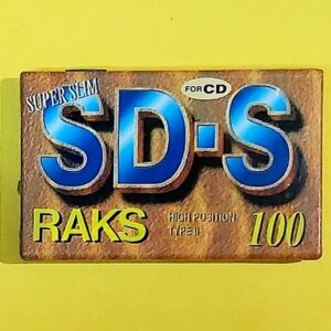 Raks - Süper Slim - 100'lük - For CD - Kromlu - Ambalajında Boş Teyp Kaseti