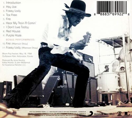 The Jimi Hendrix Experience - Miami Pop Festival - CD - Görsel 2