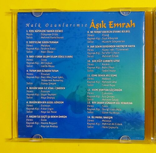 Halk Ozanlarımız - Aşık Emrah - 2 CD - Görsel 2