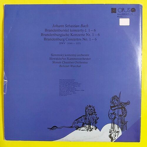 Johann Sebastian Bach - 6 Brandenburg Concertos - 2 Plak - Görsel 2