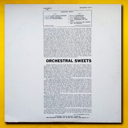 Orchestral Sweets - Plak - Görsel 2