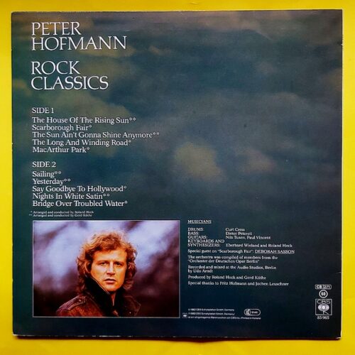 Peter Hofmann – Rock Classics - Plak - Görsel 2