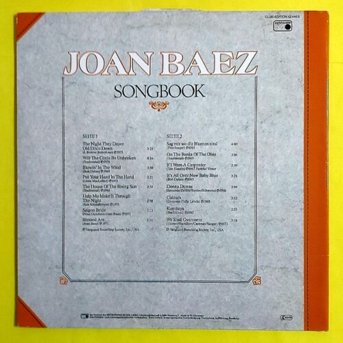 Joan Baez – Songbook - Görsel 2