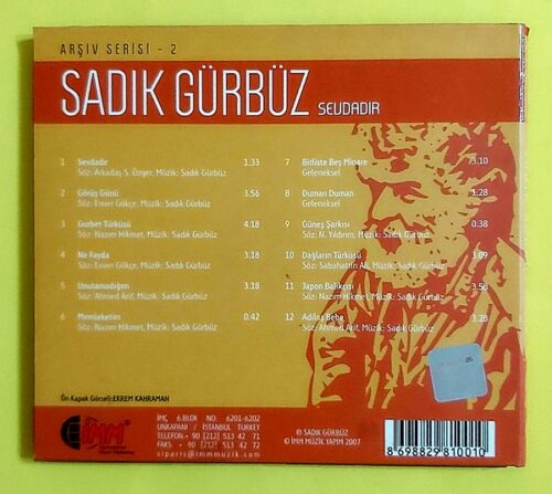 Sadık Gürbüz - 2 - Sevdadır - Görsel 2