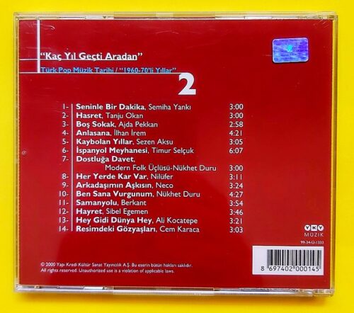 Kaç Yıl Geçti Aradan (Türk Pop Müzik Tarihi /1960-70'li Yıllar") 2 - Görsel 2