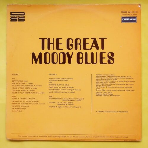 The Moody Blues - The Great Moody Blues - 2 Plak - Görsel 2