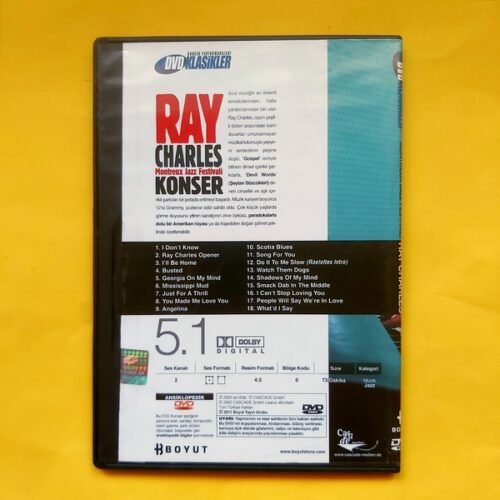 Ray Charles Montreux Jazz Festivali Konser - DVD - Görsel 2