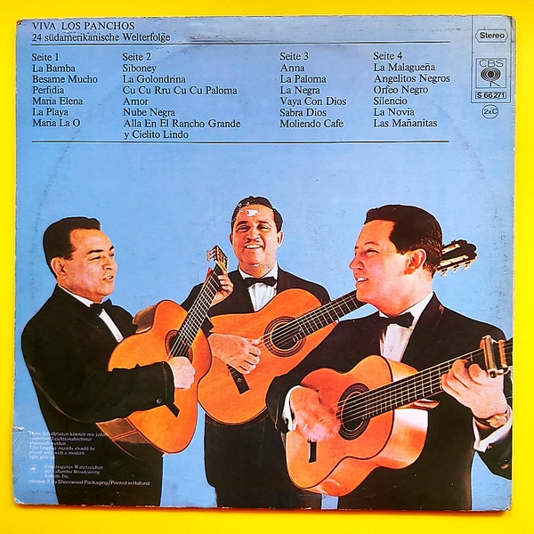 Los Panchos – Viva Los Panchos - 24 Südamerikanische Welterfolge - 2 Plak - Görsel 2