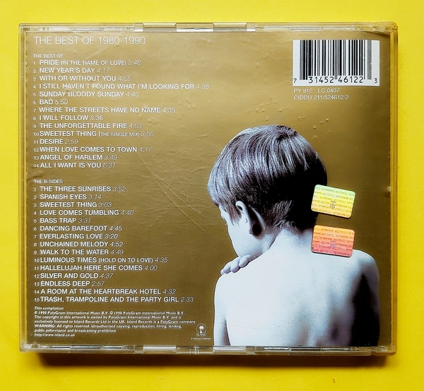 U2 - The Best Of 1980 - 1990 - B Sides - 2 CD - Görsel 2