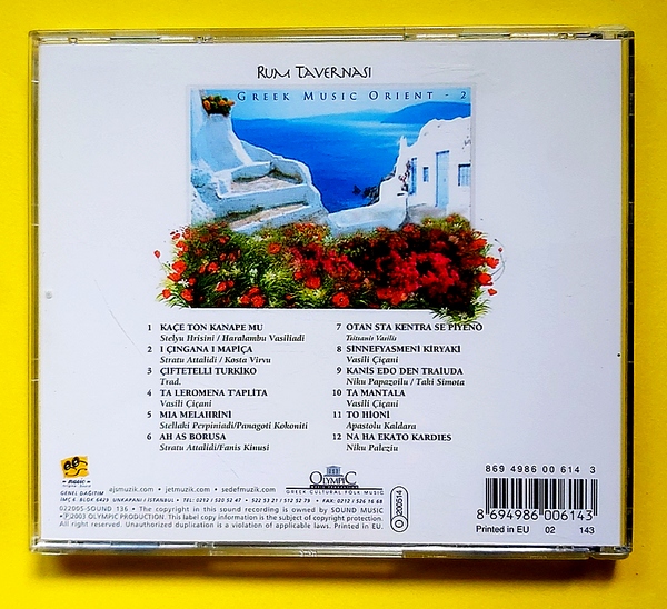 Greek Music Orient 2 - Rum Tavernasi - Görsel 2