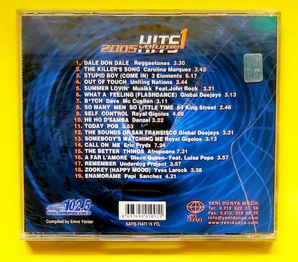 Number 1 FM -102,5 - 2005 Hits Volume 1 - Görsel 2