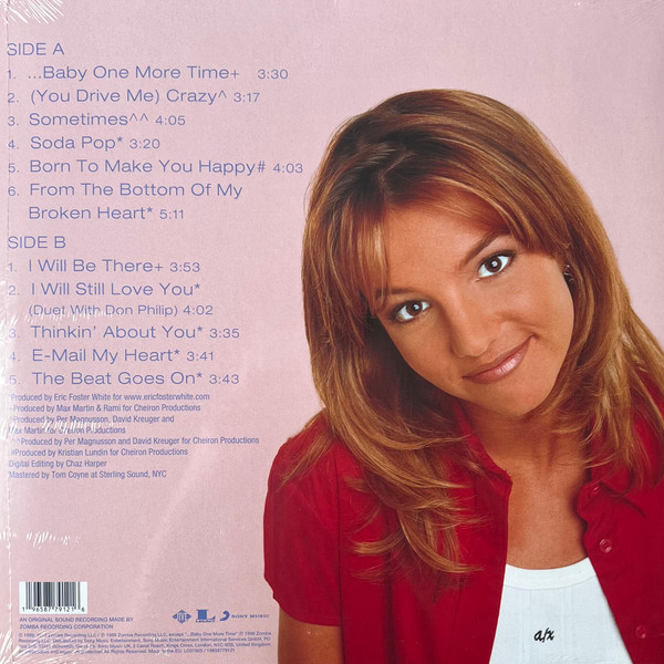 Baby One More Time - Limited Baskı -Pembe Renkli Plak - Görsel 3
