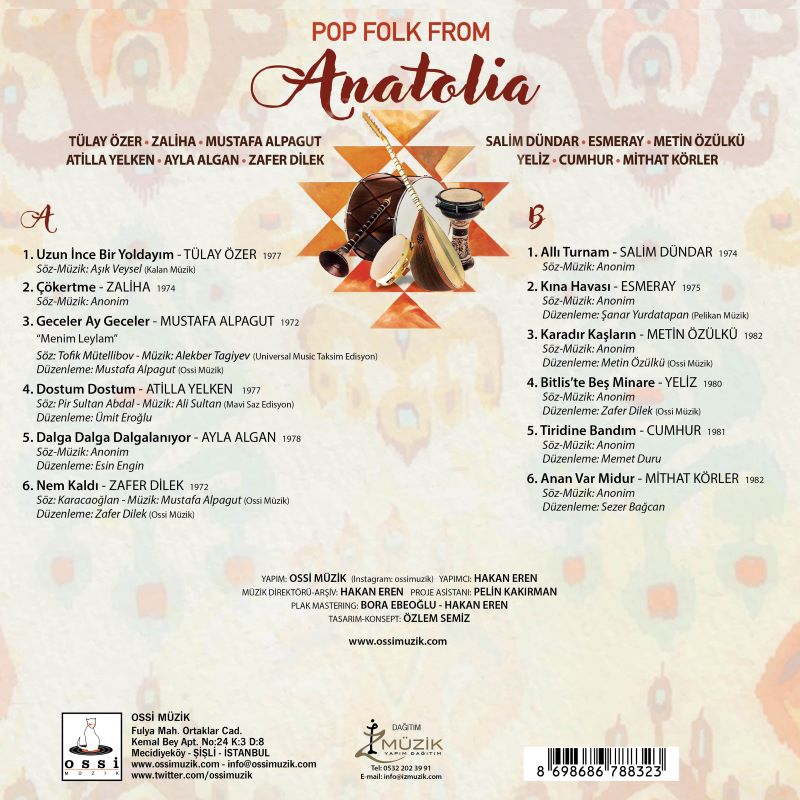 Pop Folk From Anatolia - Renkli Plak - Görsel 2