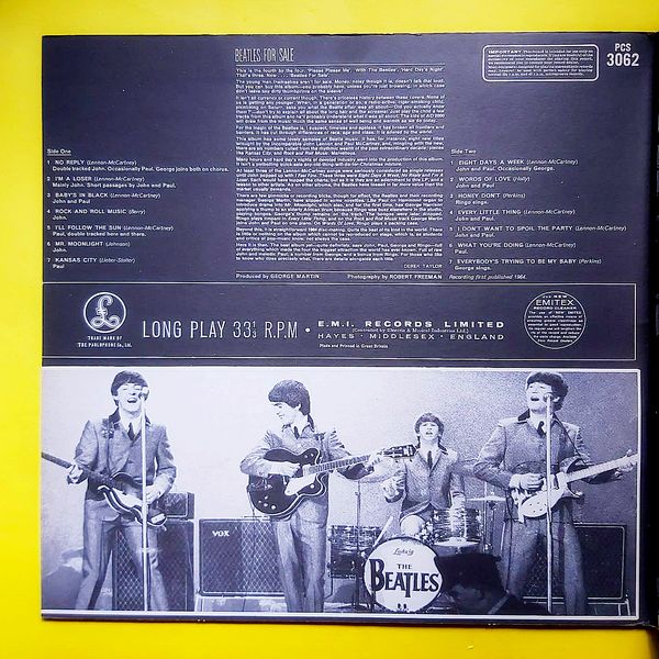 The Beatles – Beatles For Sale - Görsel 3