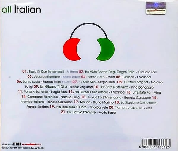 All ltalian - CD - Görsel 2