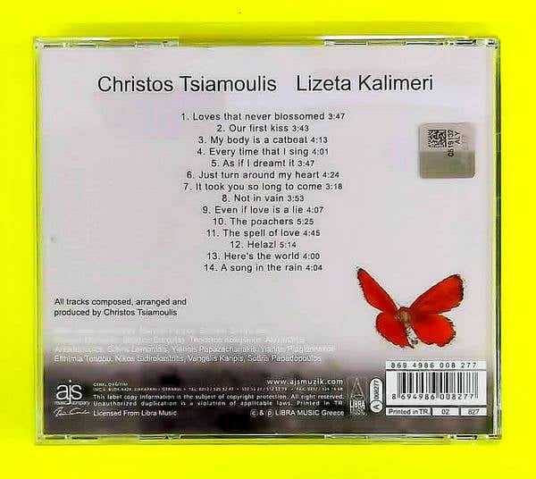 Christos Tsiamoulis, Lizeta Kalimeri – Lonely Land - CD - Görsel 2