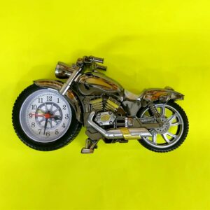 Top Grade - Dekoratif Motorsiklet - Alarmlı Masa Saati