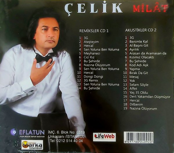 Çelik – Milat - 2 CD - Görsel 2
