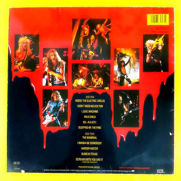 W.A.S.P. – Live... In The Raw - Görsel 2