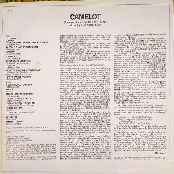 Camelot - Soundtrack - Görsel 2