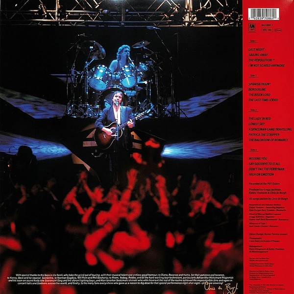 Chris de Burgh – High on Emotion: Live From Dublin - 2 Plak - Görsel 2