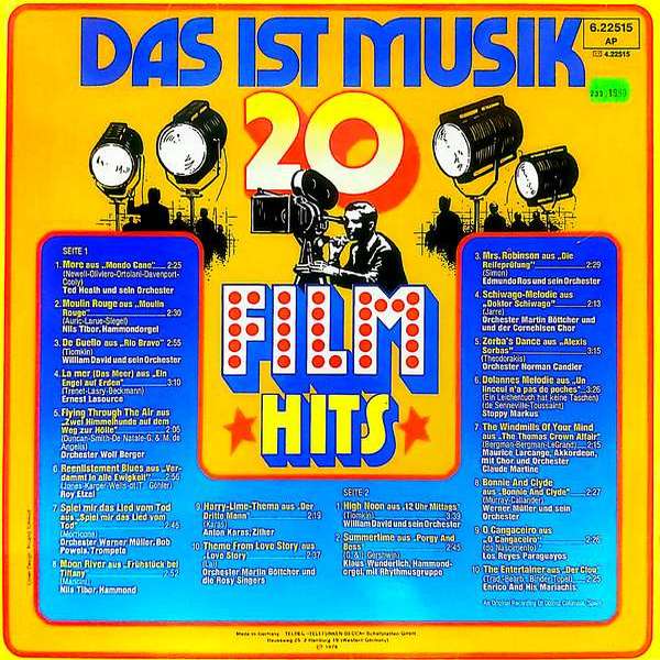 Das Ist Musik - 20 Filmhits - Plak - Görsel 2