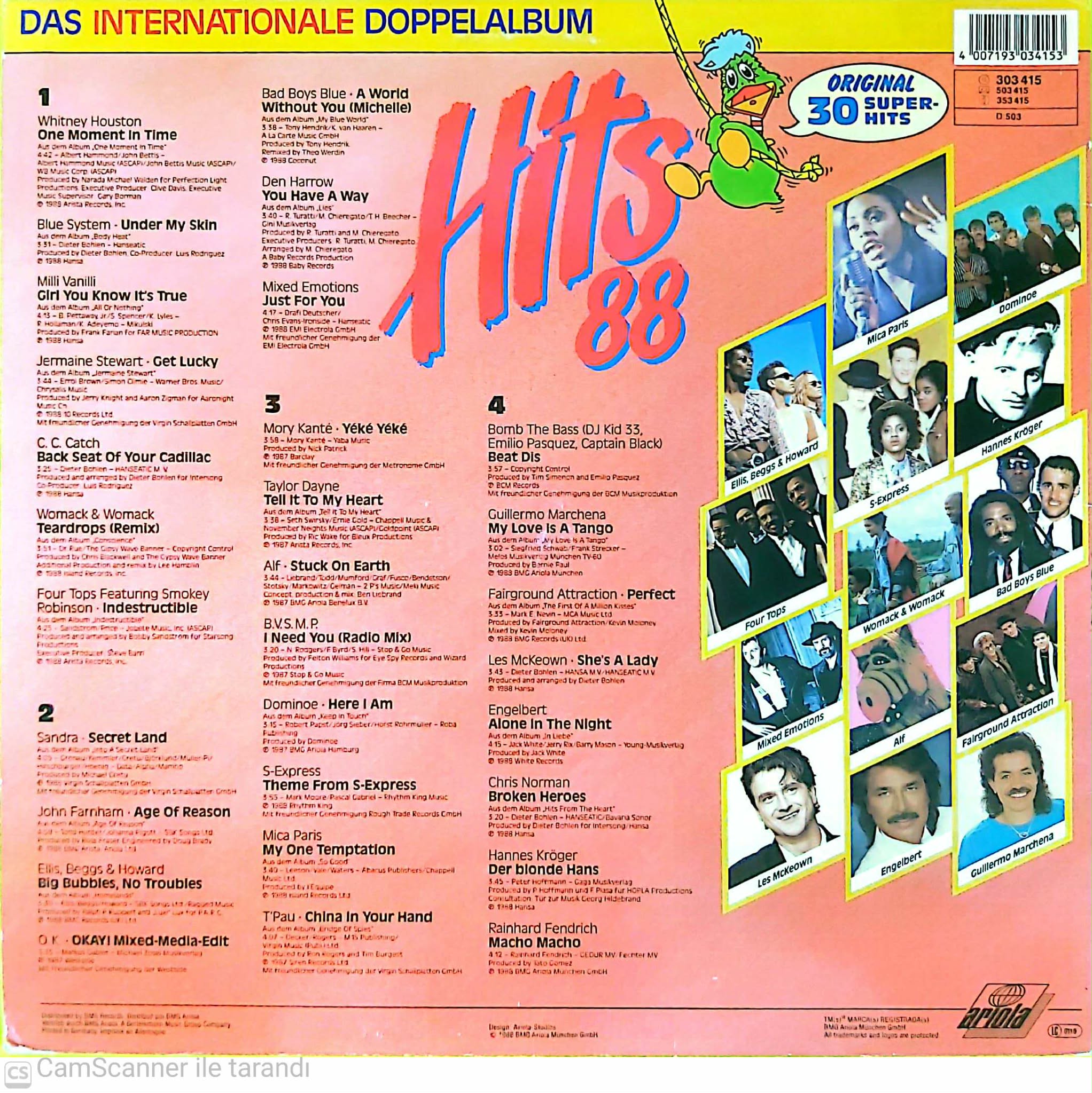 Hits 88 - Das Internationale Doppelalbum - Görsel 2