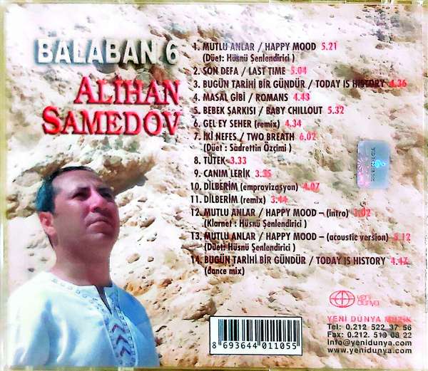 Alihan Samedov – Balaban 6 - CD - Görsel 2