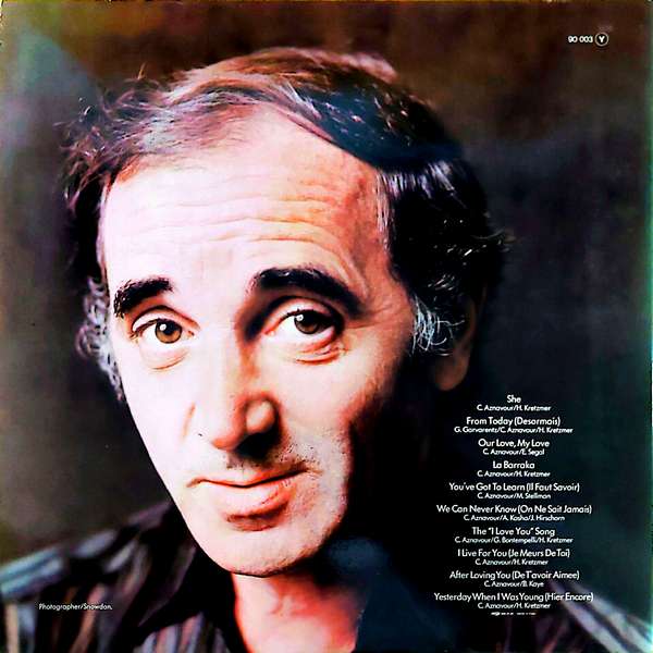 Charles Aznavour – A Tapestry Of Dreams - Plak - Görsel 2