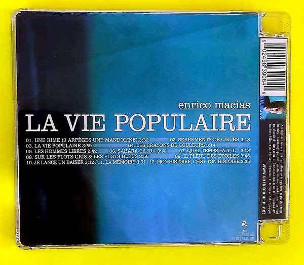 Enrico Macias – La Vie Populaire - CD - Görsel 2