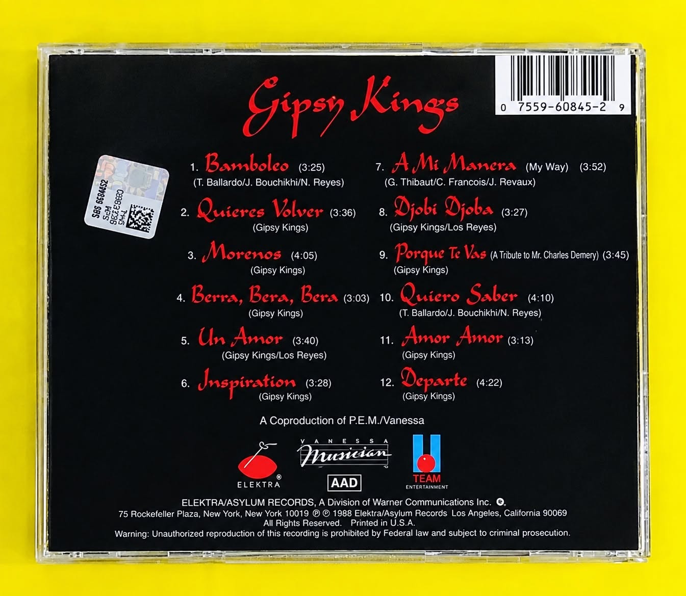 Gipsy Kings – Gipsy Kings - CD - Görsel 2