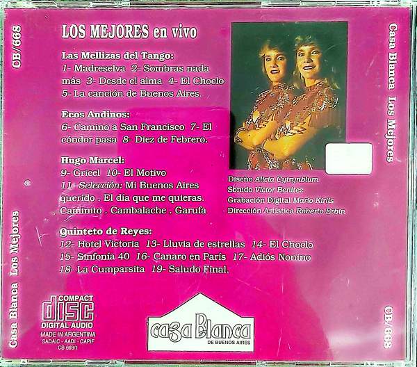 Los Mejores En Vivo - CD - Görsel 2
